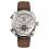 Ingersoll I01103 Mens Watch The Michigan Automatic Stainless Steel Polished Dial Brown Strap Strap  Color  Brown