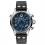Ingersoll I02001 Mens Watch The Armstrong Chronograph Quartz Stainless Steel Polished Dial Blue Strap Strap  Color  Black