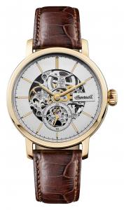 Ingersoll 1892 I05704 Mens The Smith Movement Automatic Case Stainless Steel Dial Silver Strap Leather Brown Matt
