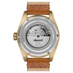 Ingersoll DISCOVERY I05001 Mens The Scovill Movement Automatic Case Other Dial black Strap Leather Tan Matt