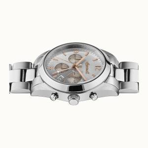 Ingersoll DISCOVERY I05401 Damenuhr The Universal Quartzwerk Edelstahl poliert Ziffernblatt Silber Metallarmband Silber matt