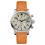 Ingersoll I01501 Mens Watch The Hatton Automatic Stainless Steel Polished Dial Cream Strap Strap  Color  Tan