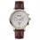 Ingersoll I00602 Mens Watch The Grafton Chronograph Quartz Stainless Steel Polished Dial White Strap Strap Color Brown Ingersoll I00602 Mens Watch The Grafton Chronograph Quartz Stainless Steel Polished Dial White Strap Strap Color Brown