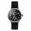 Ingersoll RADIOLITE I03201 Mens The Trenton Movement Quartz Case Stainless Steel Dial Black Strap Leather Black Matt